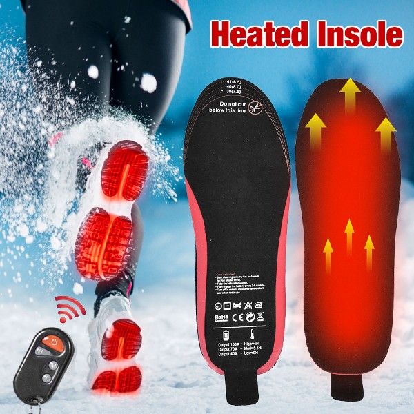 Heated Shoe Insoles RemoteBCIontrol Erectlic Fo