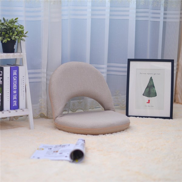 Padded Floor Chair with Adjustable Backrest Living Room  Lei