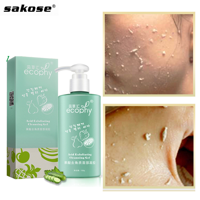 推荐Fruit Acid Peeling Gel 120ml Facial Cleansing Exfoliatin