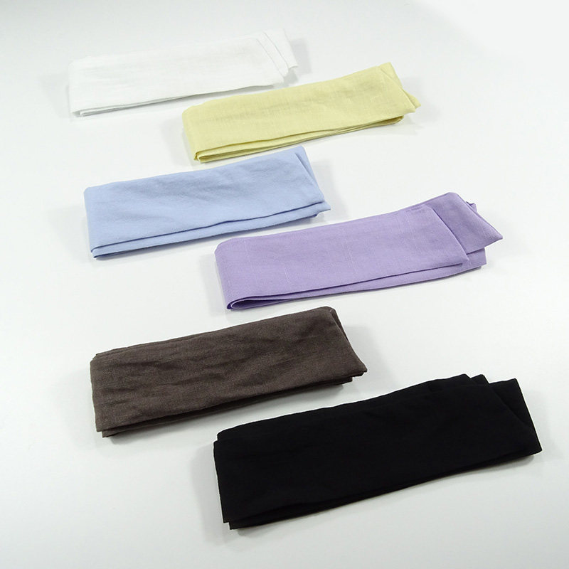 春夏麻棉腰带布连衣裙装饰腰带百搭文艺范L女简约服饰配件布条绑