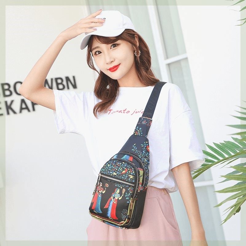 时尚胸包女包简约百搭休闲斜挎包民族风小包包多层运动旅,箱包皮具/热销女包/男包,胸包,淘宝优惠券,粉丝福利购,淘宝优惠卷