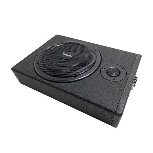 有源车载低音炮座椅下8寸大功率喇叭汽车改装M12v自带功放高音音