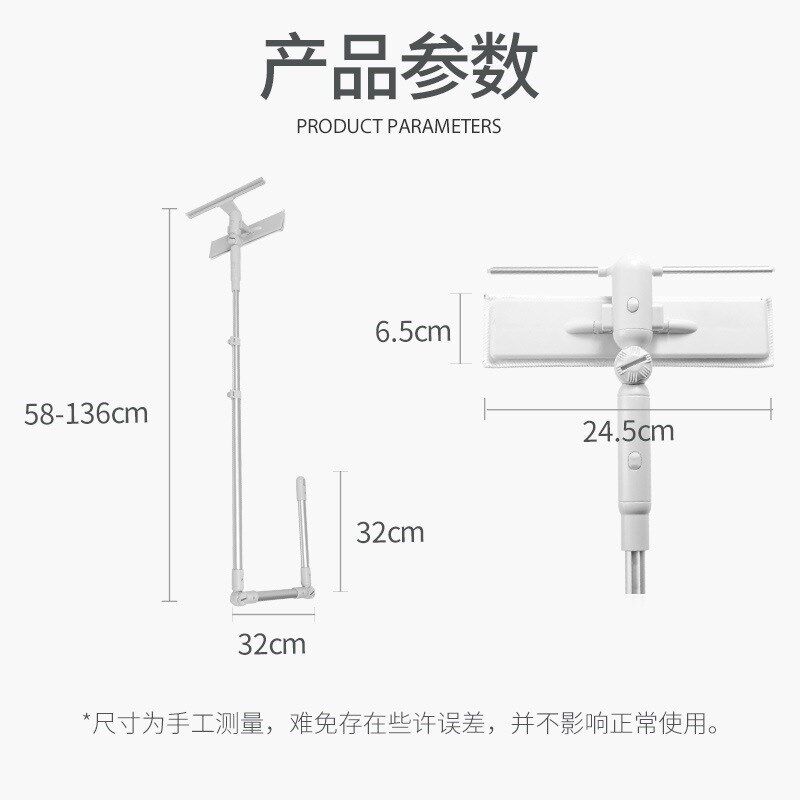 擦玻璃刮水器高层双面擦窗器伸缩杆长柄家用清洁工具W清洗窗台神
