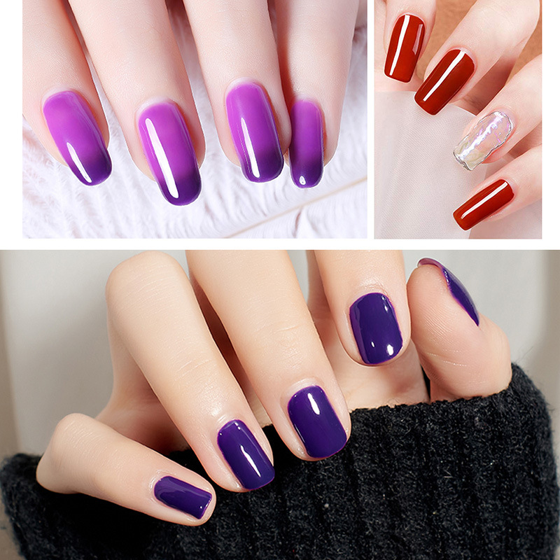 推荐New cat eye shimmer color changing nail glue