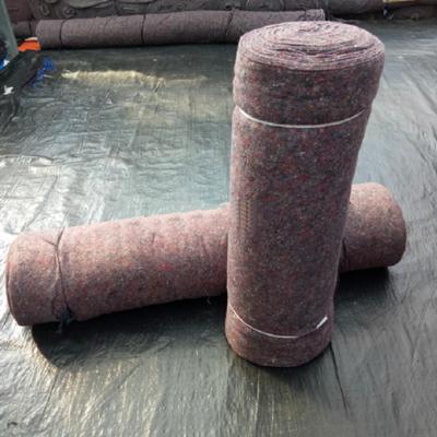 毛毡土工布公路养护毯大r棚保温棉被垃圾棉工程公路养护毯加厚型1