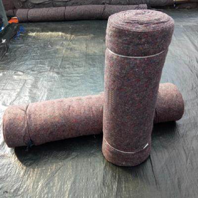 毛毡土工布公路养护毯大r棚保温棉被垃圾棉工程公路养护毯加厚型1