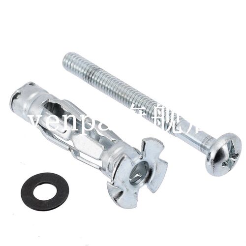 Mayitr 10pcs M4X32 Hollow Wall Anchors Metal/Cavity/Plasterb