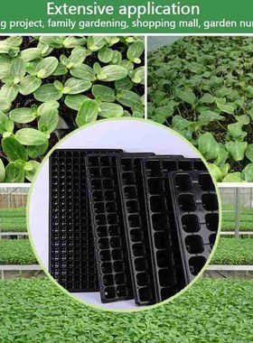Seedling Tray Plastic Nursery Pots Cell Seed Starter Plantin