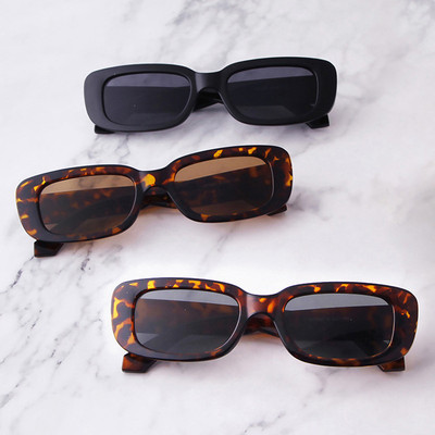 推荐Vintage Square Sunglasses Woman Fashion Brand Designer S