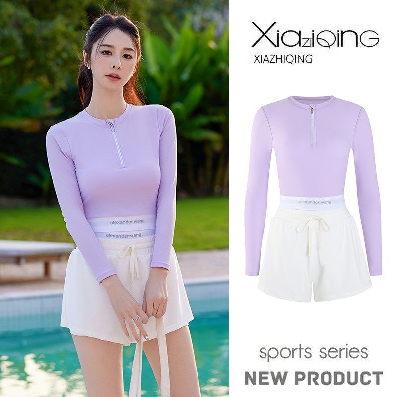 亲子泳衣女新款长袖长裤保守儿童分体遮肚显瘦学生运动温泉游泳装,运动/瑜伽/健身/球迷用品,分体泳衣,淘宝优惠券,粉丝福利购,淘宝优惠卷