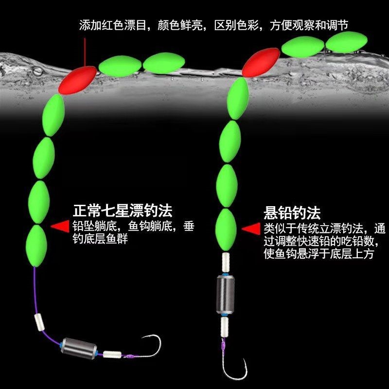 七星漂线线组套装成品鱼钩绑好挂饵即钓传统草洞单钩7星台钓线组