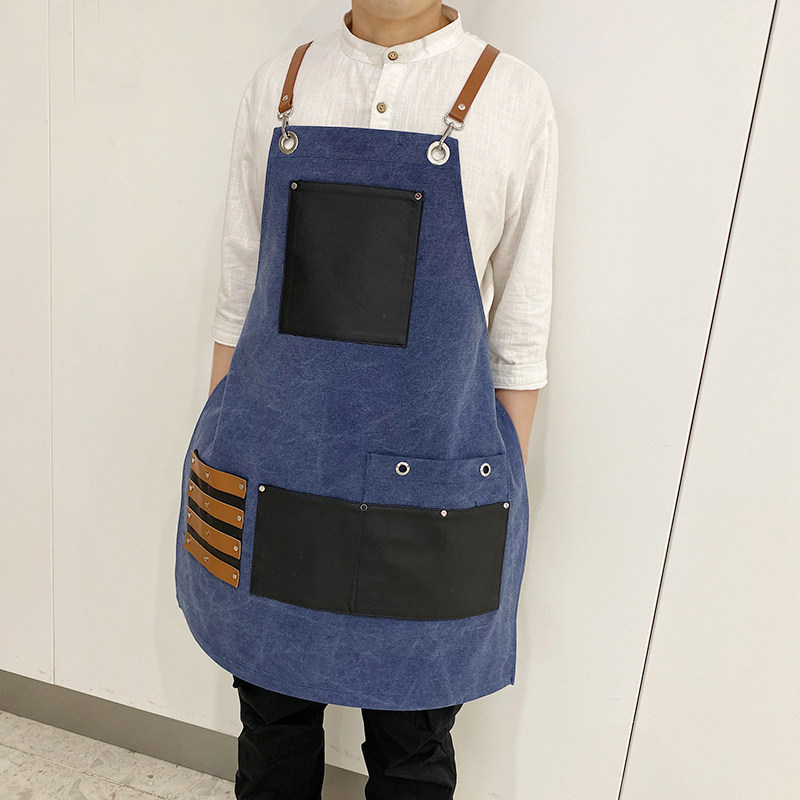 定制围裙印logo餐厅咖啡师理发师奶茶店花艺背带罩衣帆布工作服,家庭/个人清洁工具,围裙,淘宝优惠券,粉丝福利购,淘宝优惠卷