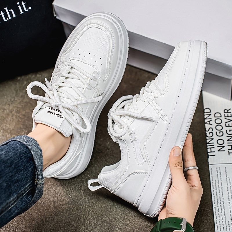 鞋子男春季2024新款增高鞋男休闲板鞋男青少年潮流百搭小白鞋男鞋,流行男鞋,休闲板鞋,淘宝优惠券,粉丝福利购,淘宝优惠卷