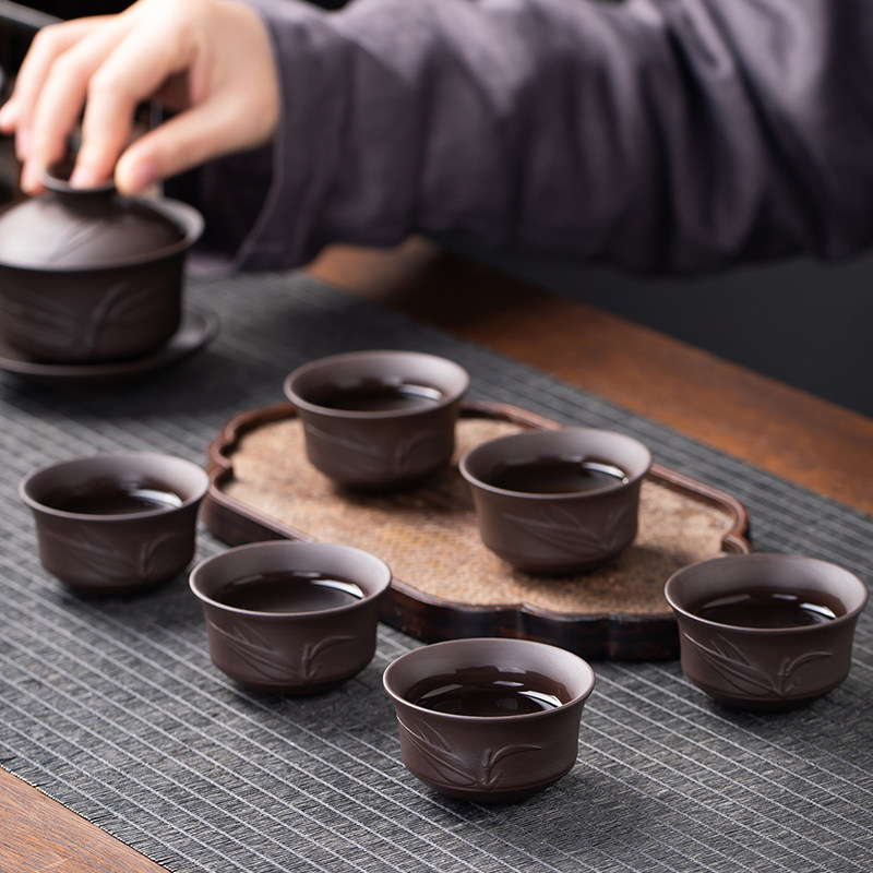 茶具套装紫砂品茗杯功夫小茶杯子祇装陶瓷泡茶碗茶盏单个主人,餐饮具,茶杯,淘宝优惠券,粉丝福利购,淘宝优惠卷