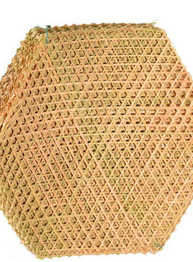 现货竹编织品 厨房防粘糊t锅竹制品编织竹子制品竹篾垫装饰圆形