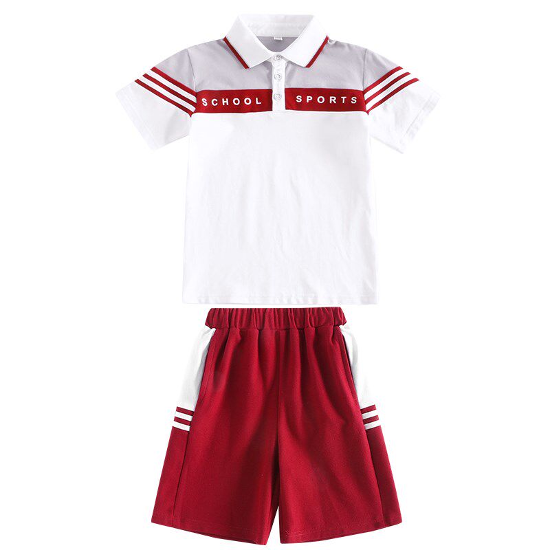 幼儿园园服夏装班服小学生校服儿童夏天运动套装英伦风毕业服夏季