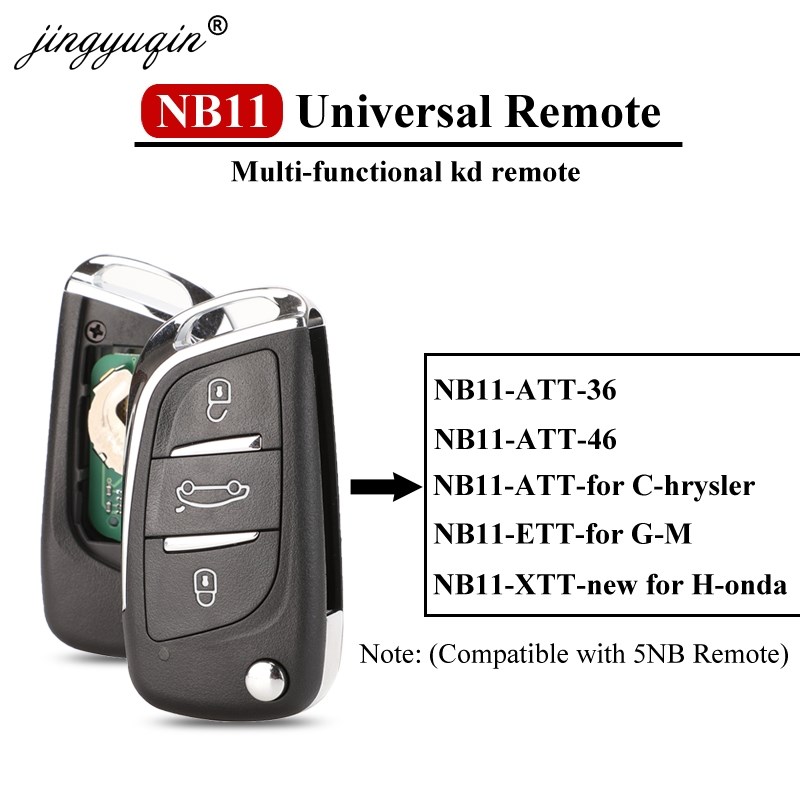 jingyuqin NB11 niversal Multi-functional KD Remote 3 Button