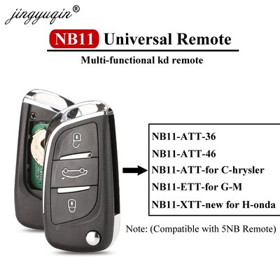 jingyuqin NB11 niversal Multi-functional KD Remote 3 Button