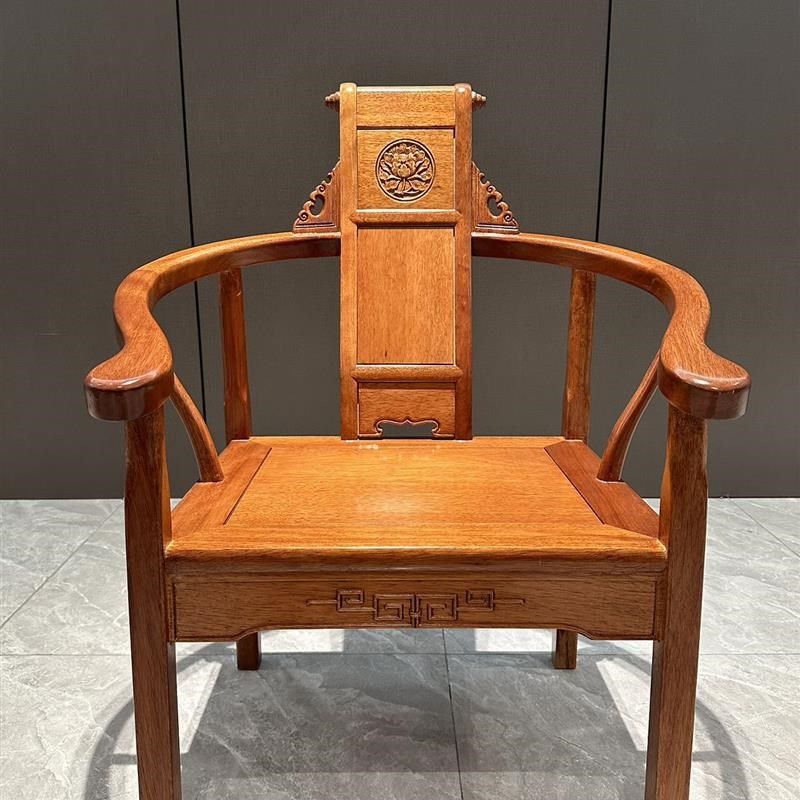 红木主人椅菠萝格中式喜上枝头椅太师椅办公书桌茶台椅金花梨家具,住宅家具,红木椅凳,淘宝优惠券,粉丝福利购,淘宝优惠卷