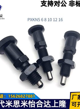 旋钮柱塞PXAN复位型弹簧定位柱PXKN5 6 8 10 12 16