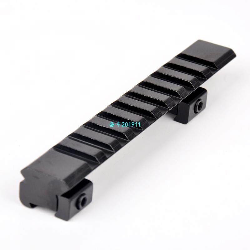 11mm Picatinny Rail Adapterx Weaver Carril Guide with 10 slo