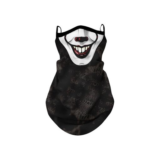 小丑骑行面罩防晒挂耳面巾摩托车面具头套围脖户外钓鱼冰丝围脖套