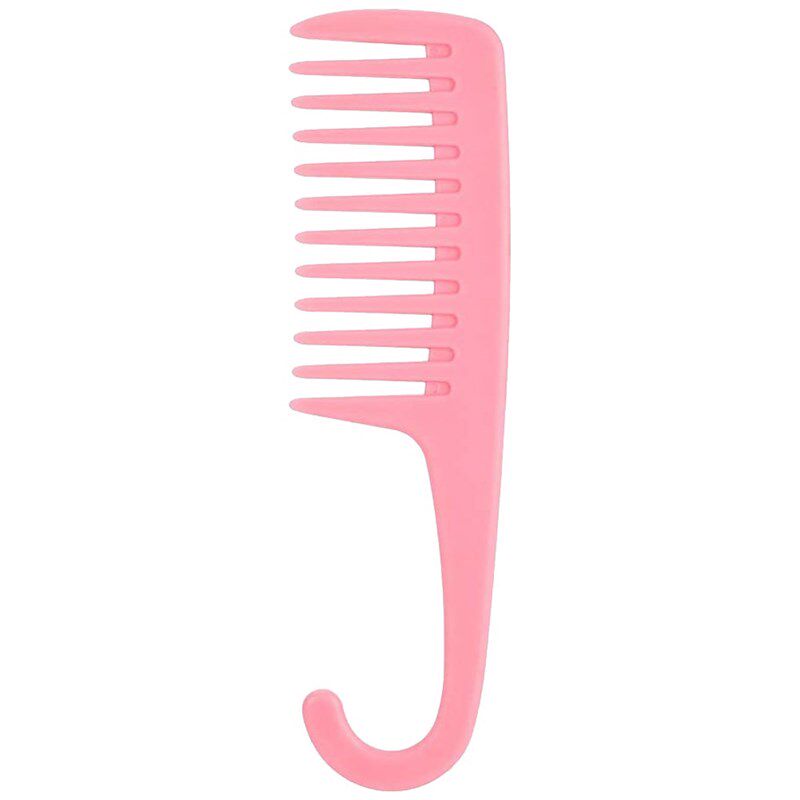 Tooth Comb Shower Hair-Detangling Curly Wide 1pcs for Long-W