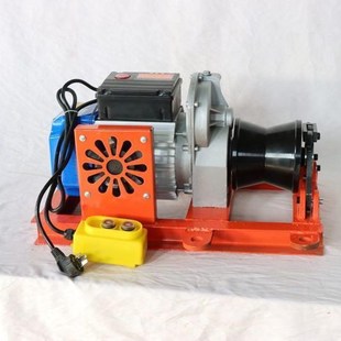 电动绞磨机380v电缆牵引机循环索道卷扬机220v拉电缆绞盘牵引