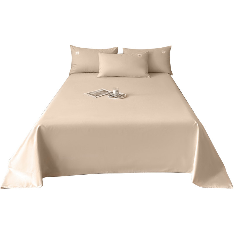 加厚磨毛牀单单件100全棉宿舍单人被单榻榻米纯色枕套三件套,床上用品,床单,淘宝优惠券,粉丝福利购,淘宝优惠卷