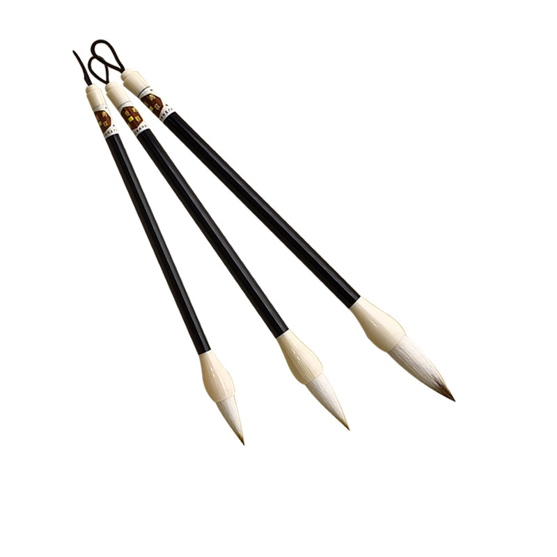 短锋蒜头笔大中小兼毫国画牡丹花专用I毛笔画牡丹写意花鸟初学者