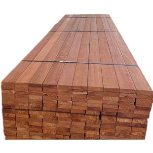 菠萝格地板阳台庭院防腐木条室外木梁原木方X露台实木板材 新品