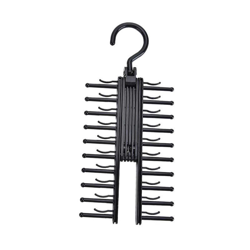 Hanger Organizer Holder Scarf Belt Rotating-Tie-Rack Closet-