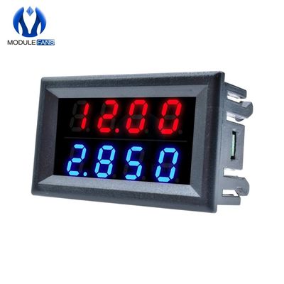 速发Red Blue Dual Digital LED AMP Display DC Voltmeter Ammet