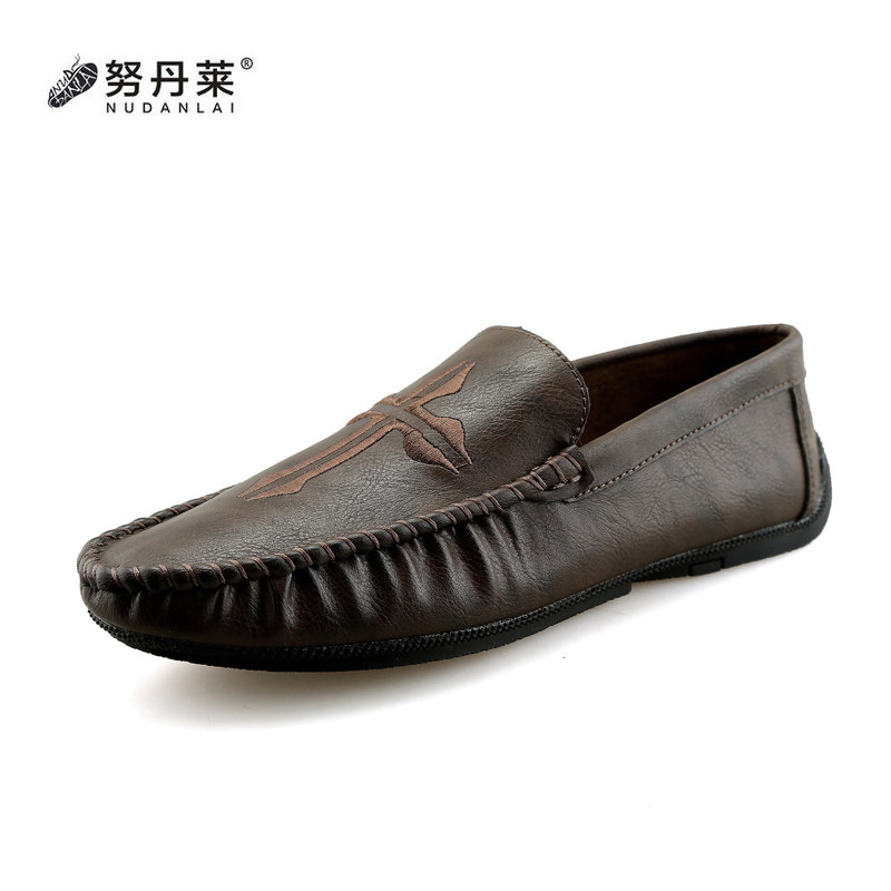 秋季2023新款男透气豆豆鞋男鞋韩版潮流休闲鞋夏季软底英伦懒人鞋,流行男鞋,乐福鞋（豆豆鞋）,淘宝优惠券,粉丝福利购,淘宝优惠卷