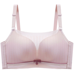 抹胸内衣女冬防走光小胸聚拢无钢圈文胸冰丝白色中厚款裹胸式胸罩