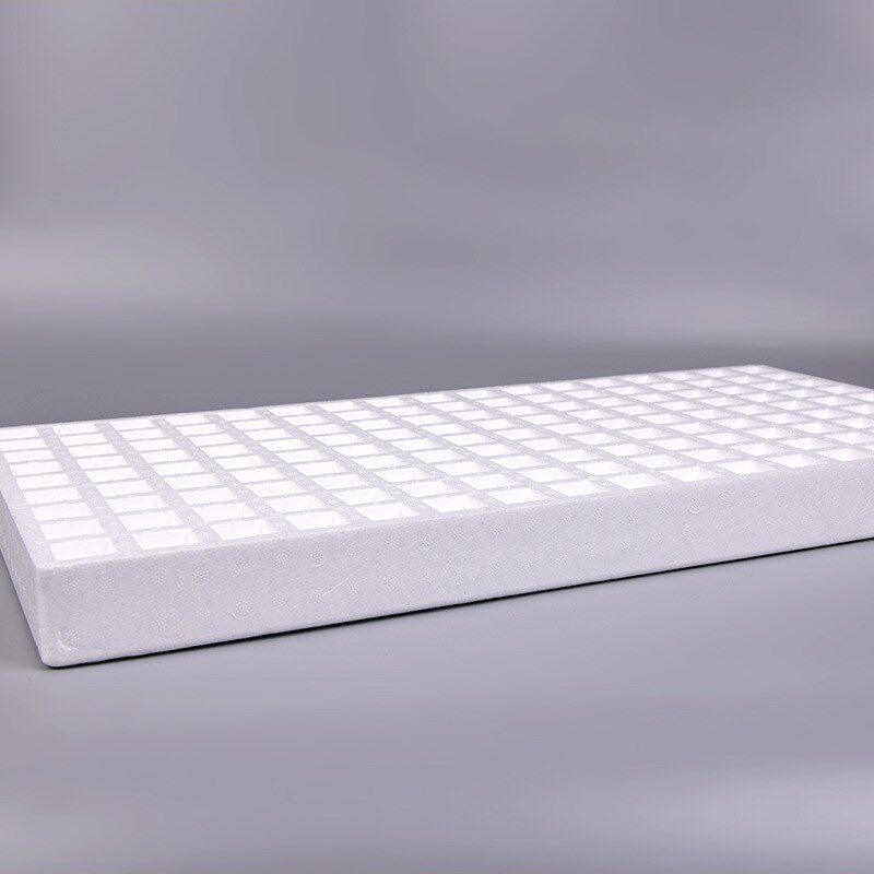 ll泡沫漂浮育苗盘穴r盘蔬菜水培盘育苗盘白色泡沫盘辣椒苗盘