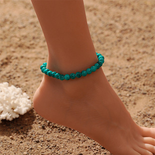 beaded ornament跨境休闲 anklet women handmade Boho Foot 推荐