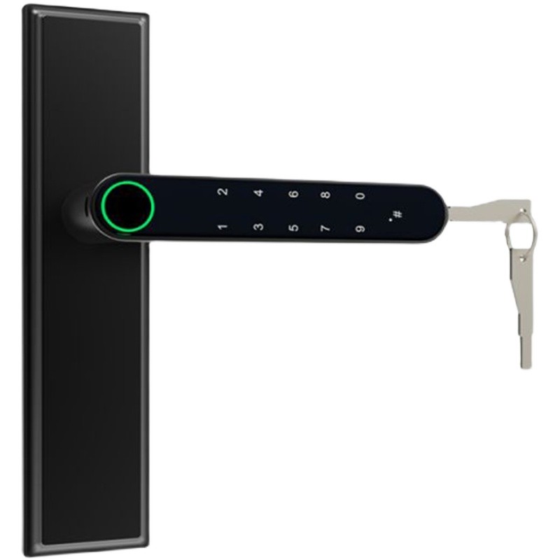 室内智能锁家用木门锁电子球形门锁指纹锁办公室密码锁套装防盗锁