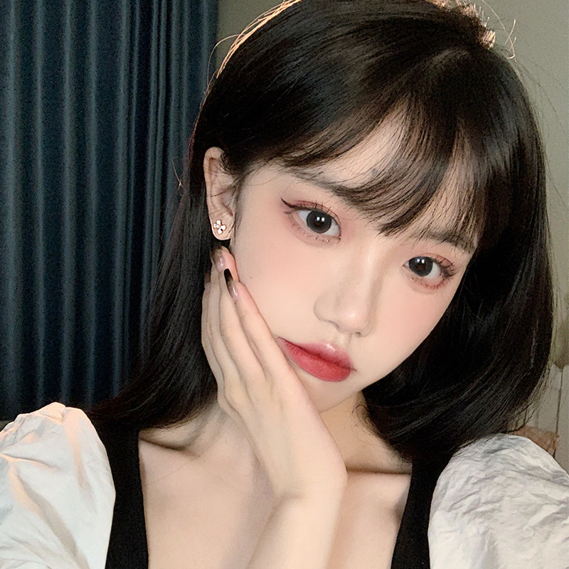 工厂销轻奢蝴f蝶结珍珠耳夹无耳洞女新款学生小众设计感高级复古