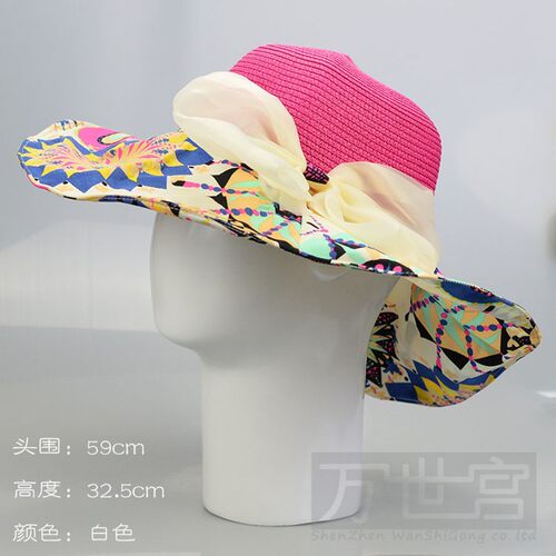 59cm抽象展示架假人p头成人头模无脸模特头帽子头戴式耳机展示道