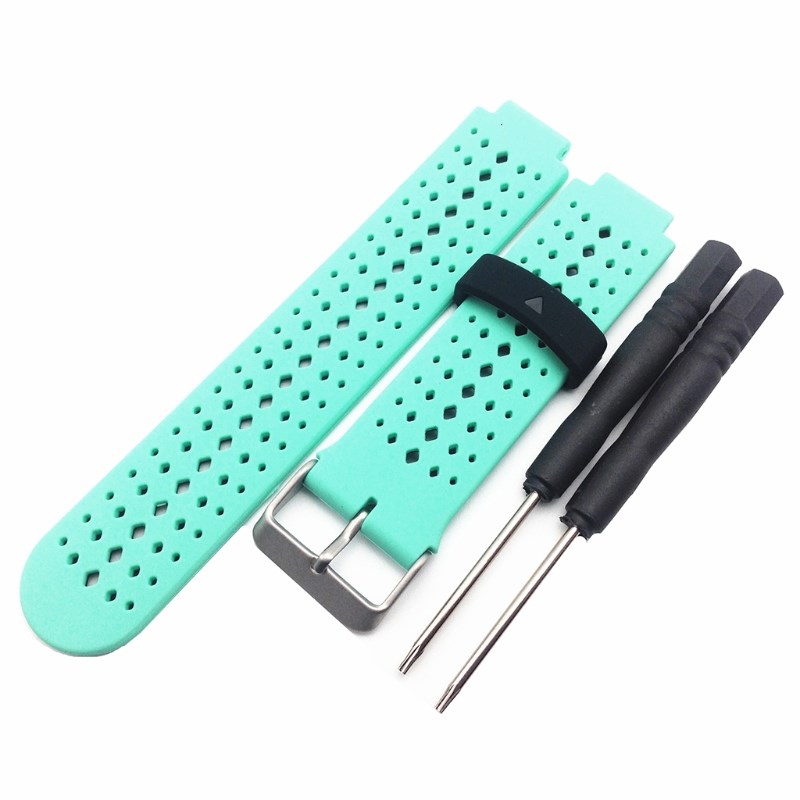 Silicone Watch Strap Band For Garmin Forerunner 220 230 235