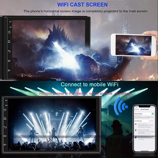 Sameuo 2 din Car Radio Stereo Multimedia Player  2din Audio