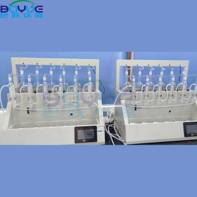 厂水产品中挥发酚残留量的测能万用蒸一仪智定馏体化万用蒸馏仪促