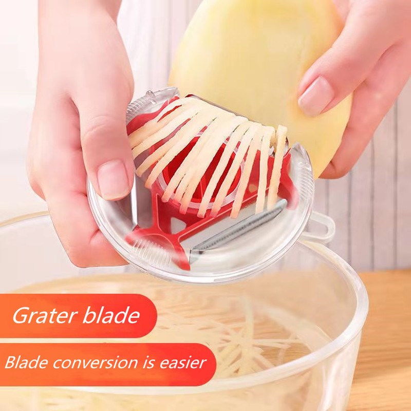 3/1Pcs Magic Trio Peeler Set Slicer Stainless Steel Peeler S