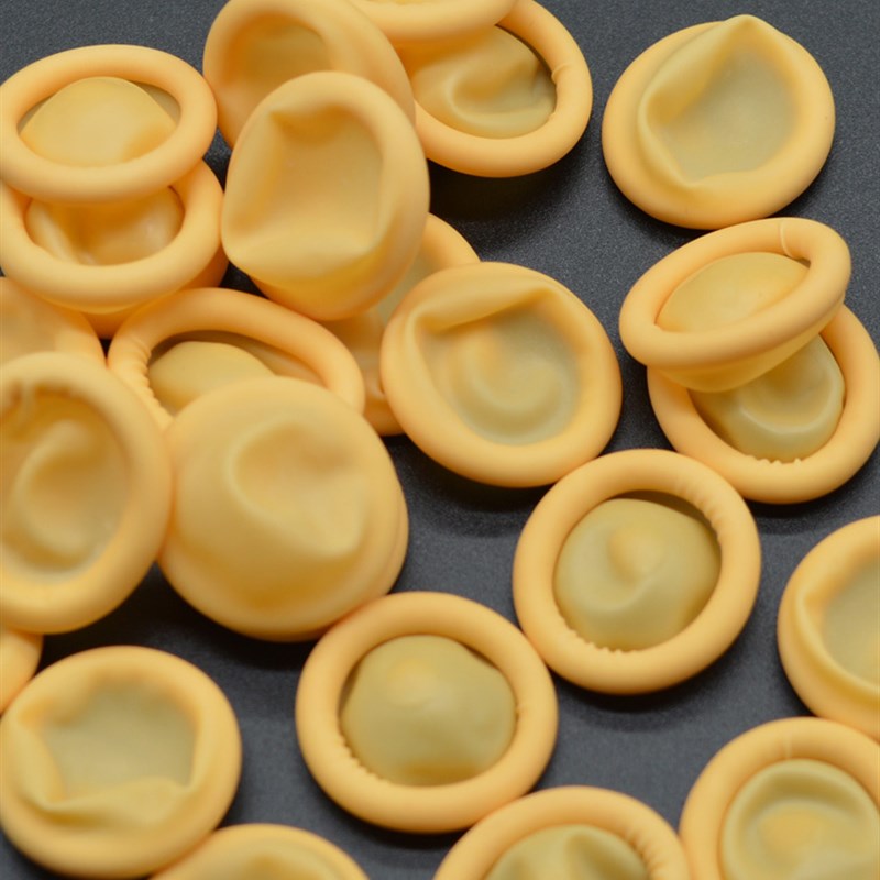 米黄色防静电乳胶手指套 劳保工业一次性J无尘无粉净化 防护 包邮