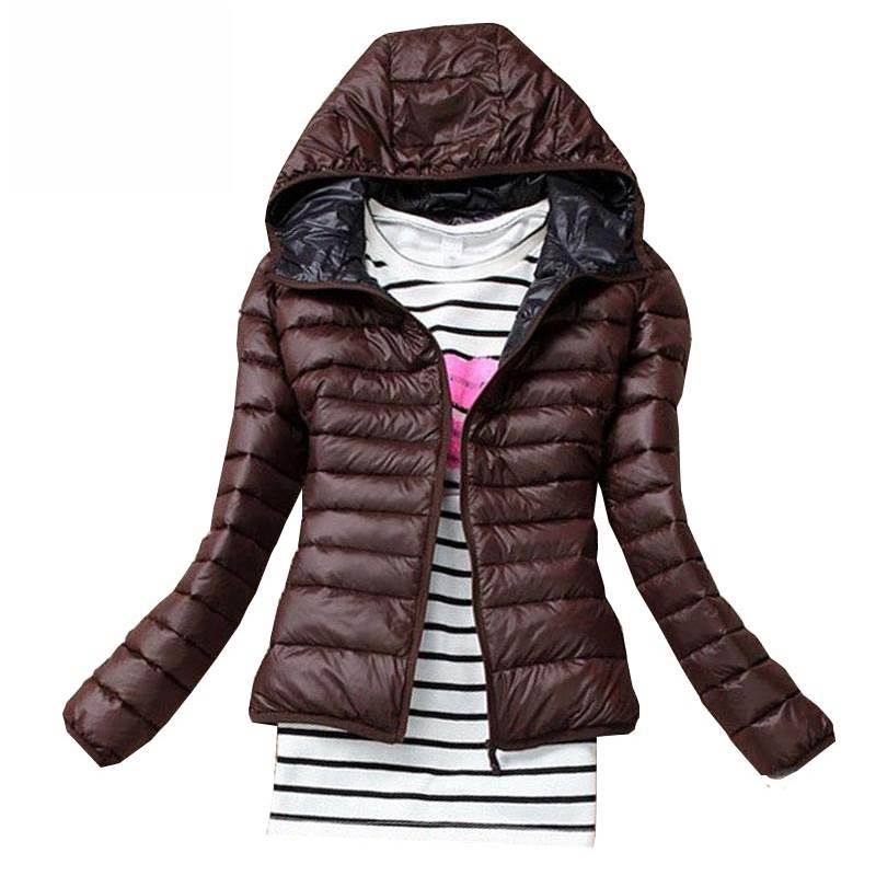 Winter Jacket Women Cotton Down Parka Hooded Women's Coa