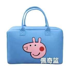 手提购物旅行包时尚毛毡包卡通拉链轻便休闲收纳毛毡旅新款,基础建材,隔音毡,淘宝优惠券,粉丝福利购,淘宝优惠卷