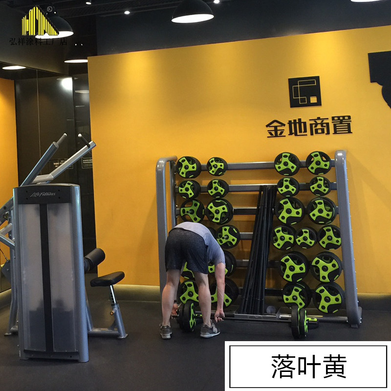 环保刷墙涂料复古黄色米黄暖黄浅黄亮黄色乳胶漆 室内 家用彩色i.