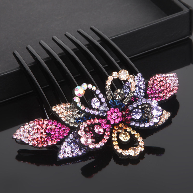 水钻插梳盘发器发卡发梳防滑发夹头饰卡子后脑勺妈妈发饰夹子,饰品/流行首饰/时尚饰品新,发饰,淘宝优惠券,粉丝福利购,淘宝优惠卷