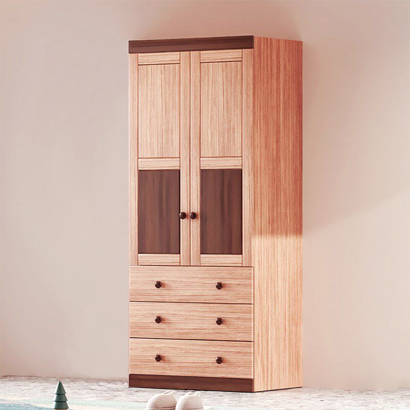 全红檀原木柜纯实木成人儿童衣柜男女孩木蜡油收纳柜两三四门衣橱,住宅家具,自由组合衣柜,淘宝优惠券,粉丝福利购,淘宝优惠卷